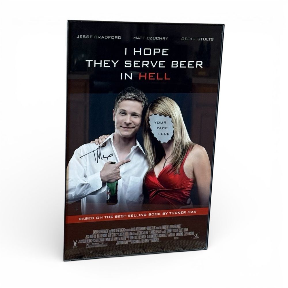 "I Hope They Serve Beer in Hell (2009)" Framed Poster Print